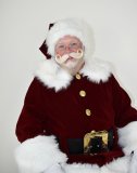 Human hair santa beard
