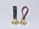 Leather Loop Brass Handbell