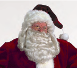 burgundy replacement santa hat