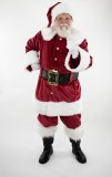 Planetsanta American-Made Classic Velvet Santa Suit