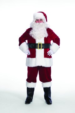 Good Quality Velveteen Santa Claus Suit