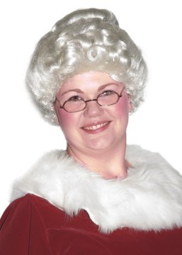 Deluxe Mrs. Santa wig
