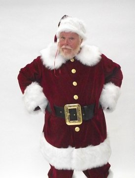 Planetsanta Classic-Look Velvet Santa Suit