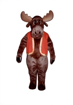 Milton Moose With Christmas Vest