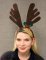 Reindeer Antlers With Holly Trim Headband